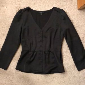 J crew peplum blouse